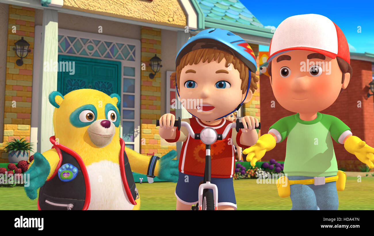 SPECIAL AGENT OSO, (from left): Special Agent Oso, David, Handy Manny