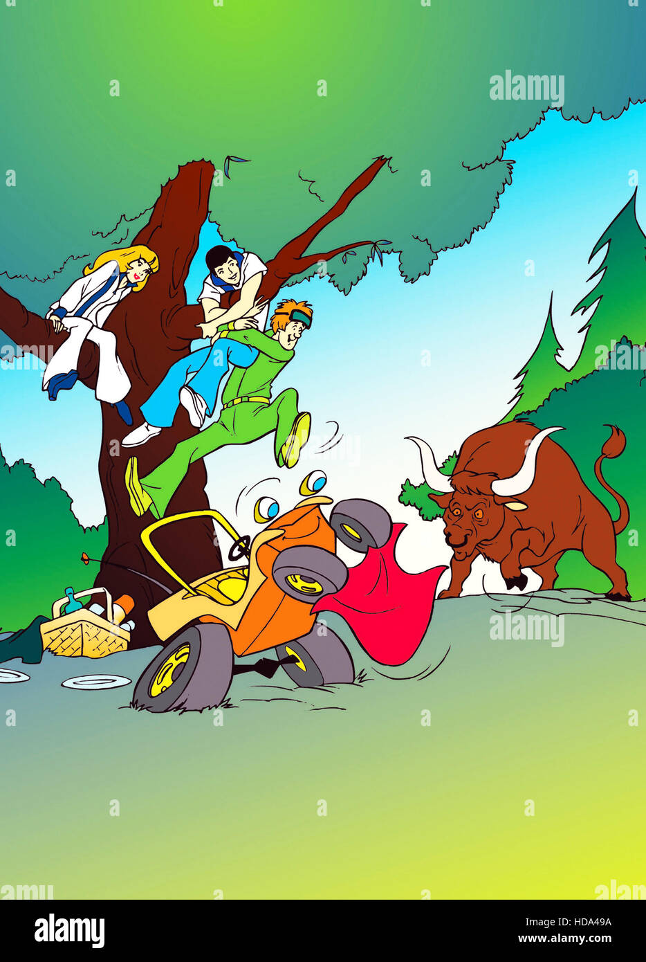 SPEED BUGGY, Debbie, Mark, Tinker, Speed Buggy, 197374, © Hanna