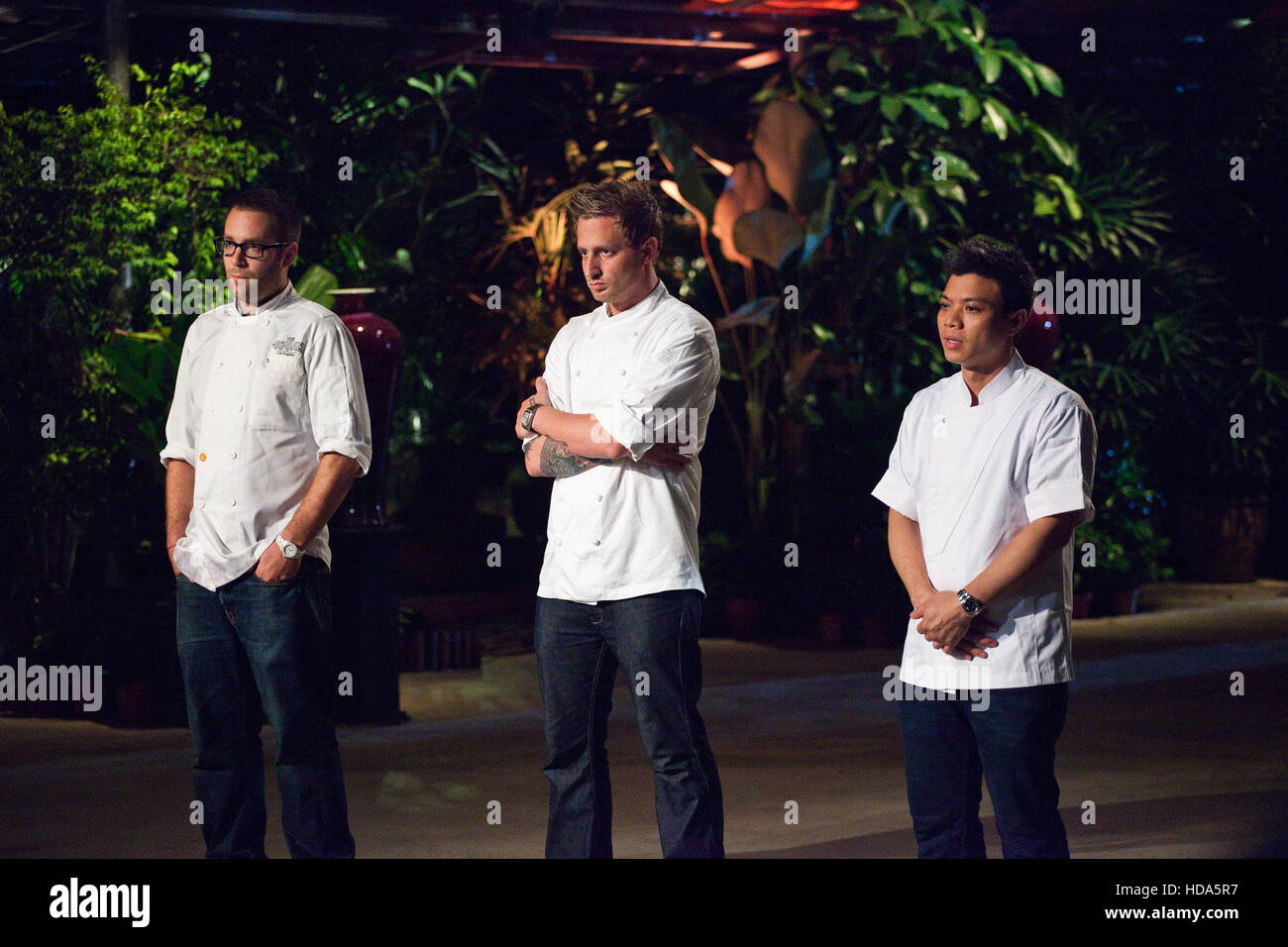 TOP CHEF (aka TOP CHEF D.C.), from left: chef assistants Ilan Hall