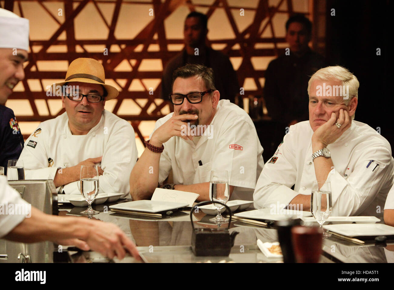 TOP CHEF MASTERS, (from left) chefs Thierry Rautureau, Chris Cosentino