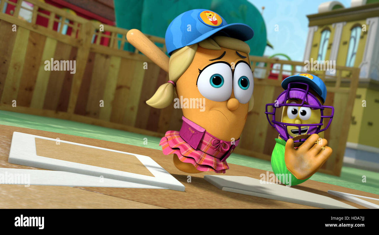 VEGGIE TALES IN THE HOUSE, Laura the Carrot in 'Laura at Bat' (Season 1