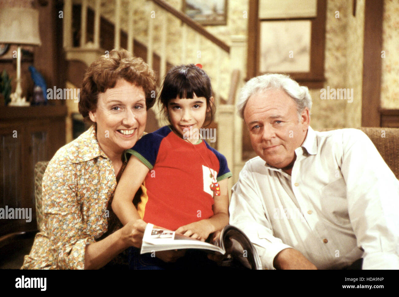 ALL IN THE FAMILY, Carroll O'Connor, Danielle Brisebois, Jean Stapleton