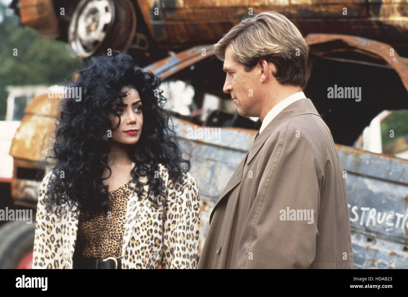 COUNTERSTRIKE, from left: La Toya Jackson, Simon MacCorkindale, &lsquo;Skin