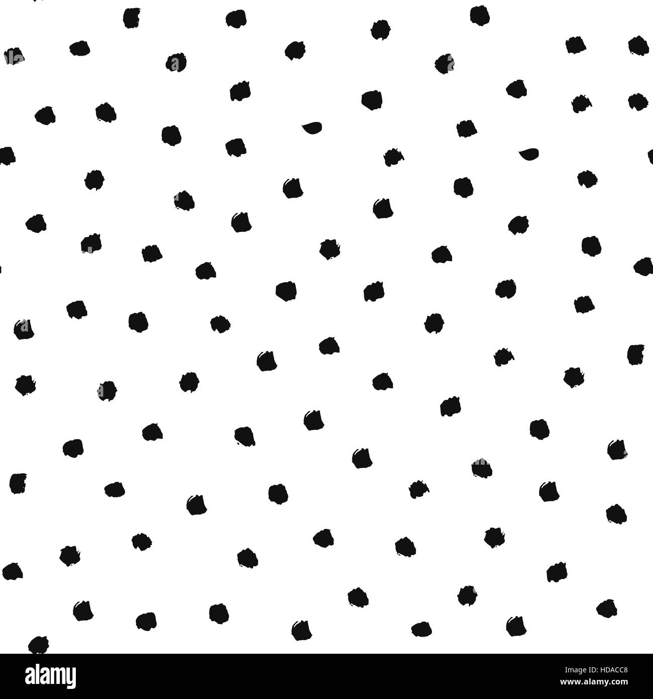 Polka Dot Pattern from Brush Strokes Stock Vector Image & Art Alamy