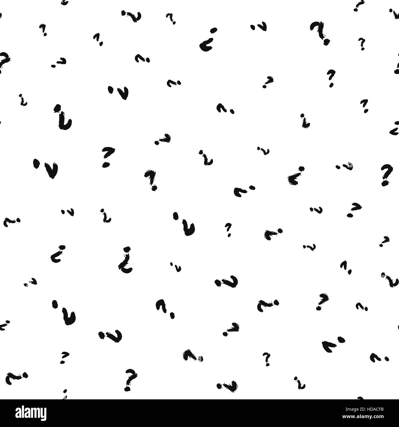 Unusual Pattern Painted from Question Marks Stock Vector Image & Art