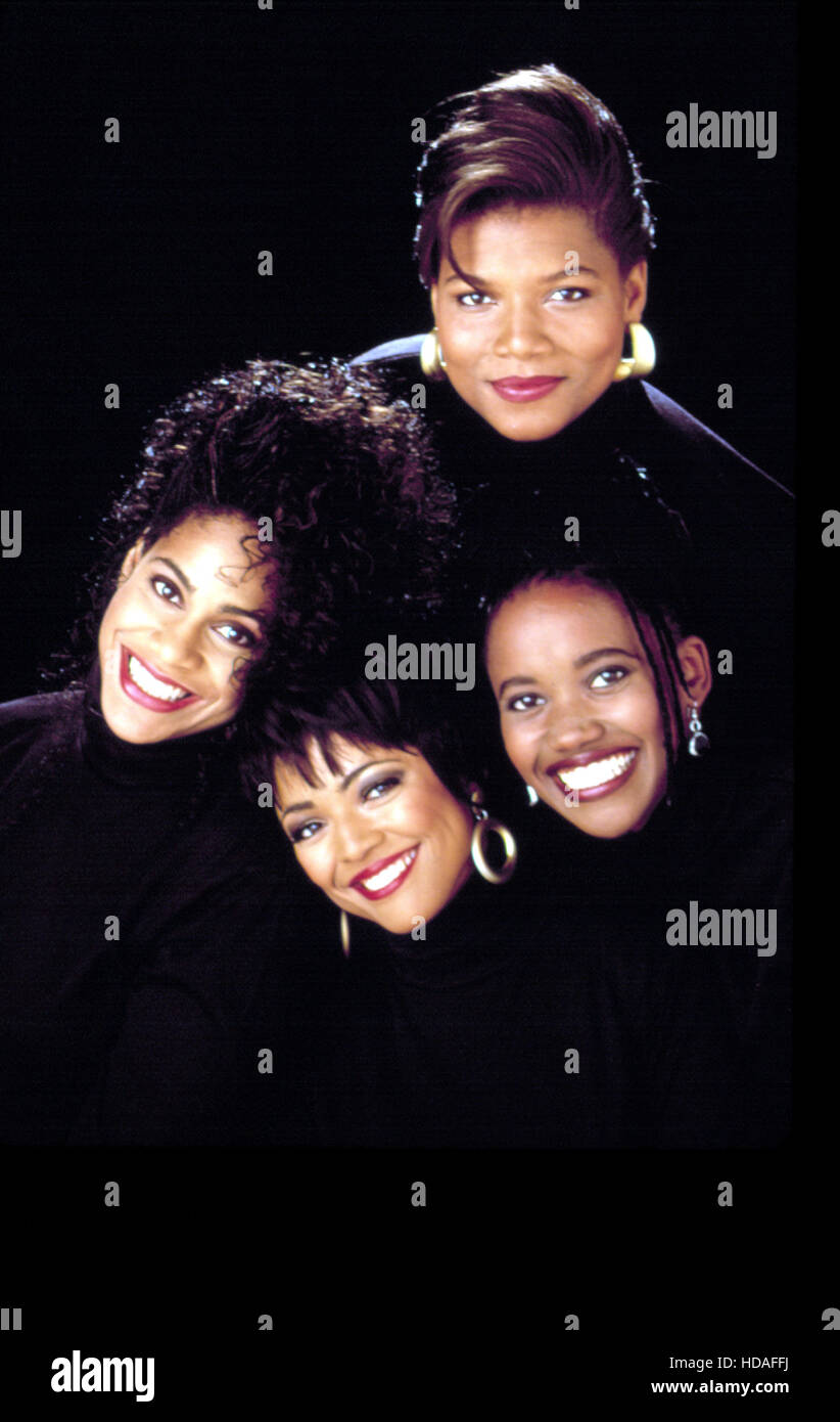 LIVING SINGLE, (Clockwise, from top), Queen Latifah, Erika Alexander