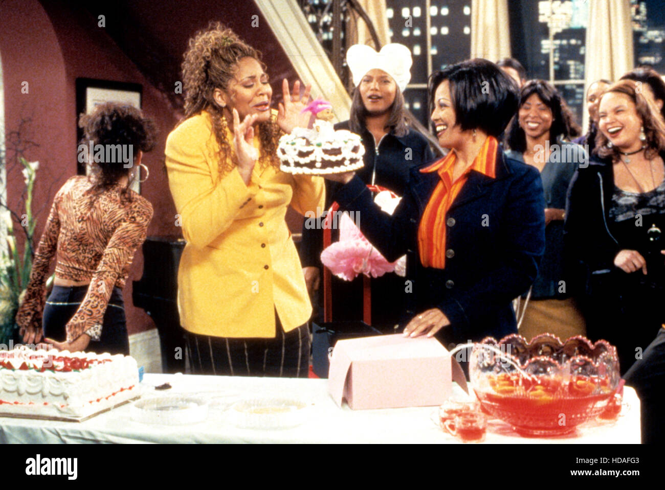 LIVING SINGLE, Kim Coles, Queen Latifah, Kim Fields, 1993-98, (c)Warner