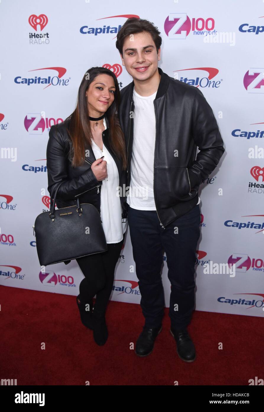 New York, NY, USA. 9th Dec, 2016. Danielle Ceasar, Jake T. Austin at