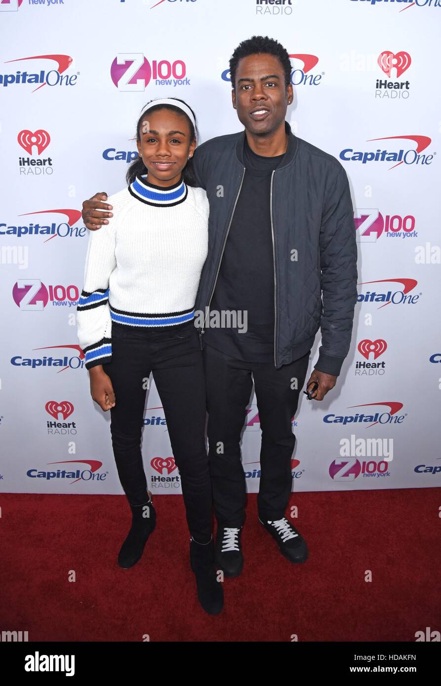 New York, NY, USA. 9th Dec, 2016. Zahra Savannah Rock, Chris Rock at
