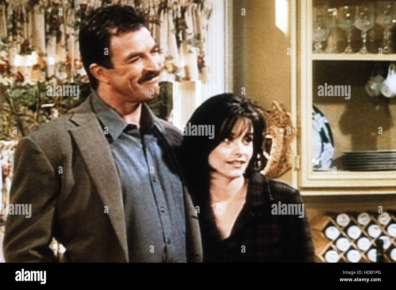 FRIENDS, (from left): Tom Selleck, Courteney Cox, 'The One Where Joey ...