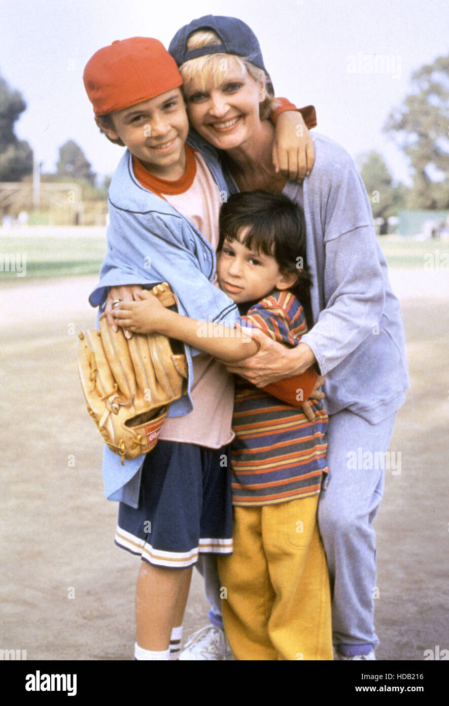 FUDGE, (from left) Jake Richardson, Luke Tarsitano, Florence Henderson