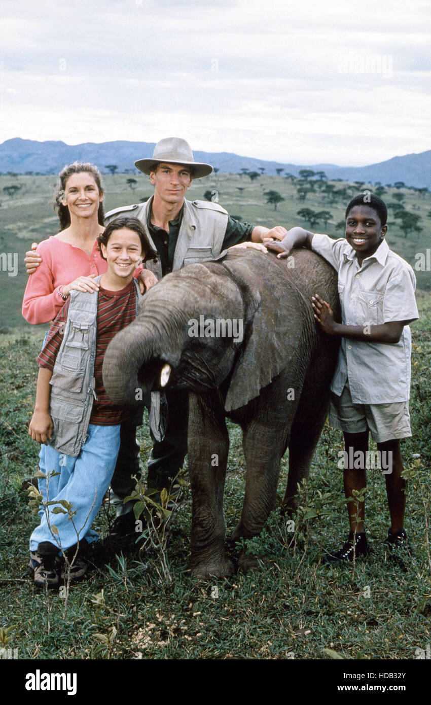 THE GREAT ELEPHANT ESCAPE, (from left): Stephanie Zimbalist, Joseph
