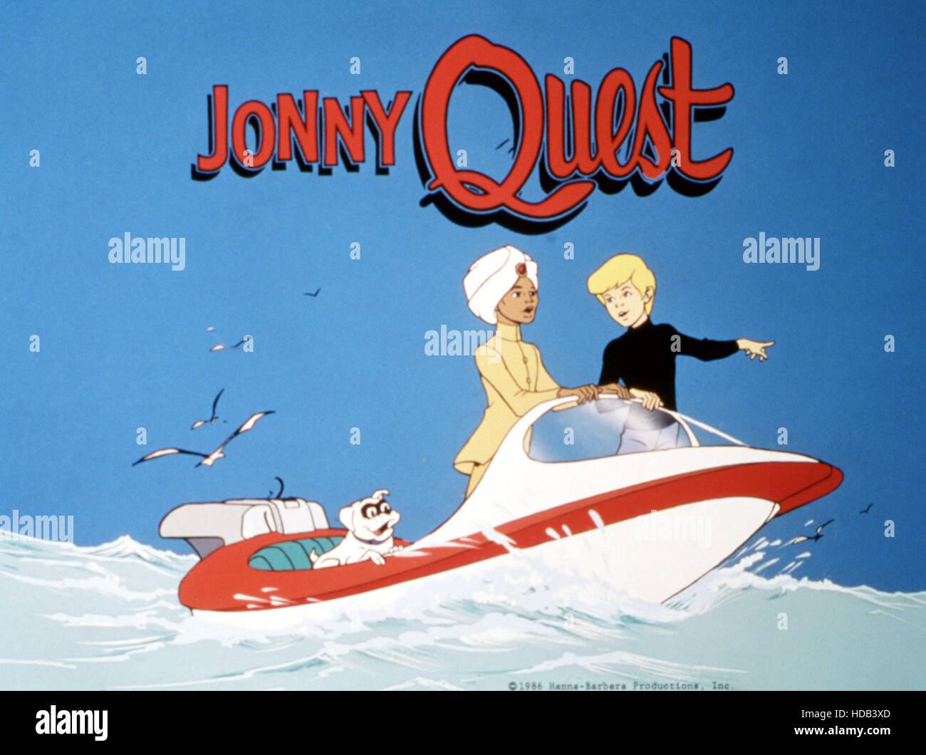JONNY QUEST, Bandit the dog, Hadji, Jonny Quest, 19641997 Stock Photo