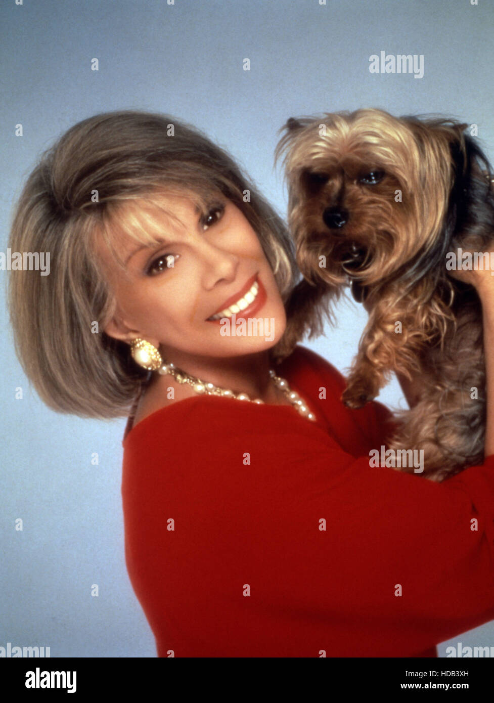 Joan Rivers Dog THE JOAN RIVERS SHOW, Joan Rivers & her dog, Spike. (1989-1994 Stock ...