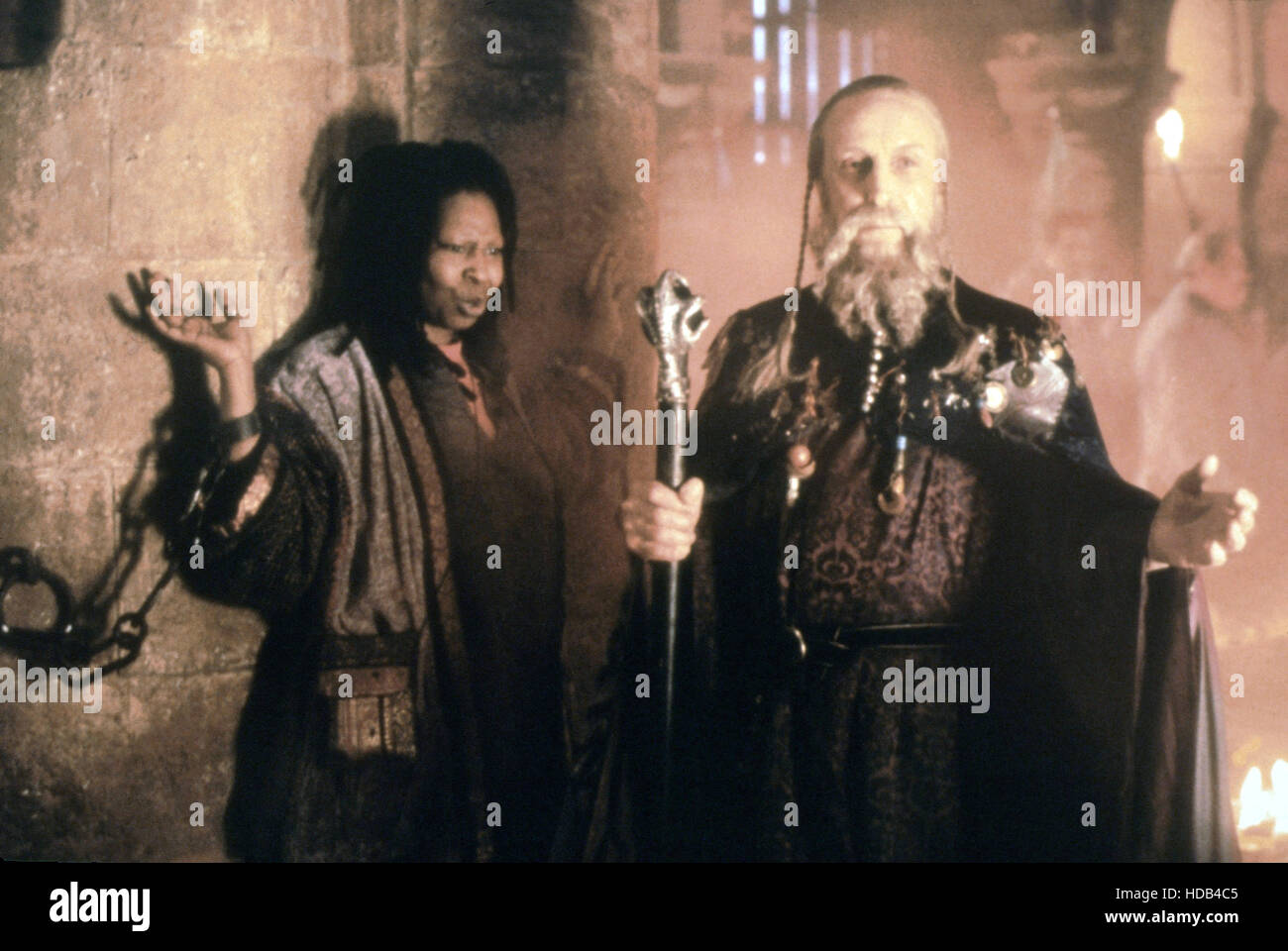 A KNIGHT IN CAMELOT, (from left): Whoopi Goldberg, Ian Richardson, 1998. © Walt Disney Television / Courtesy: Everett Collection Stock Photo