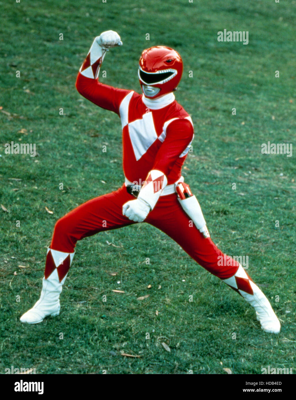 MIGHTY MORPHIN POWER RANGERS, Red Ranger, TV, 1993 Stock Photo Alamy