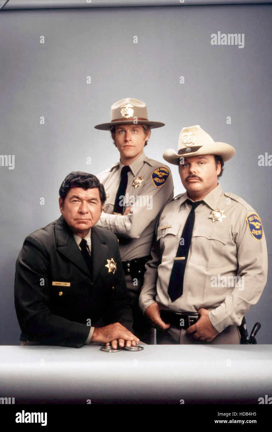 THE MISADVENTURES OF SHERIFF LOBO, Claude Akins, Brian Kerwin, Mills Watson, 1979, photo Robert