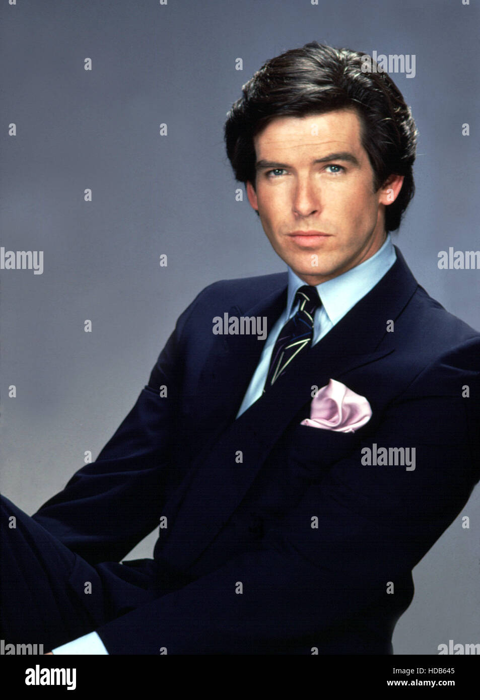 REMINGTON STEELE, Pierce Brosnan, 1982. 1982 1987. (c) NBC/ Courtesy