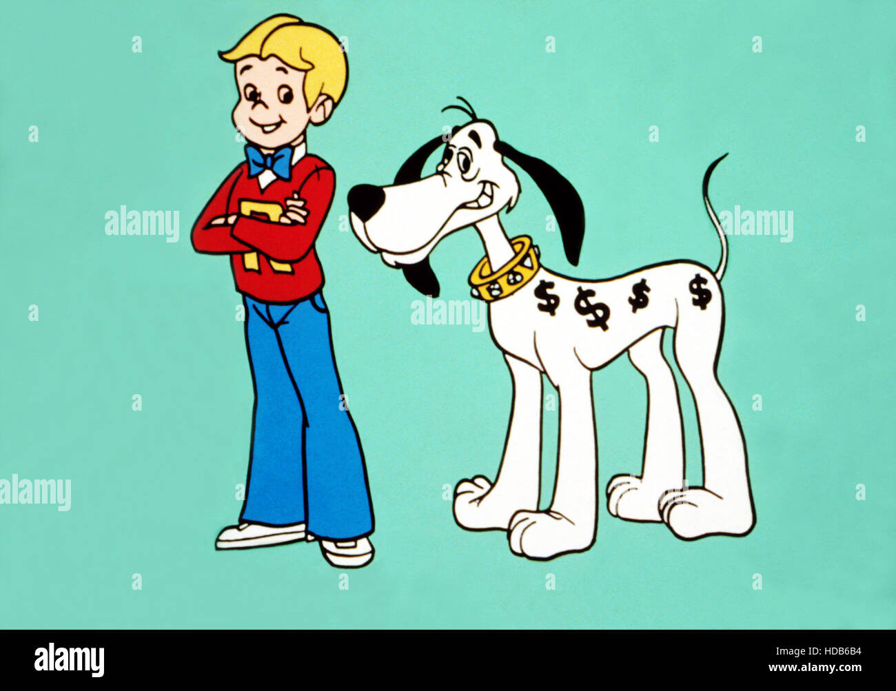 Richie rich richie rich dollar the dog 1980 82 stock photo alamy