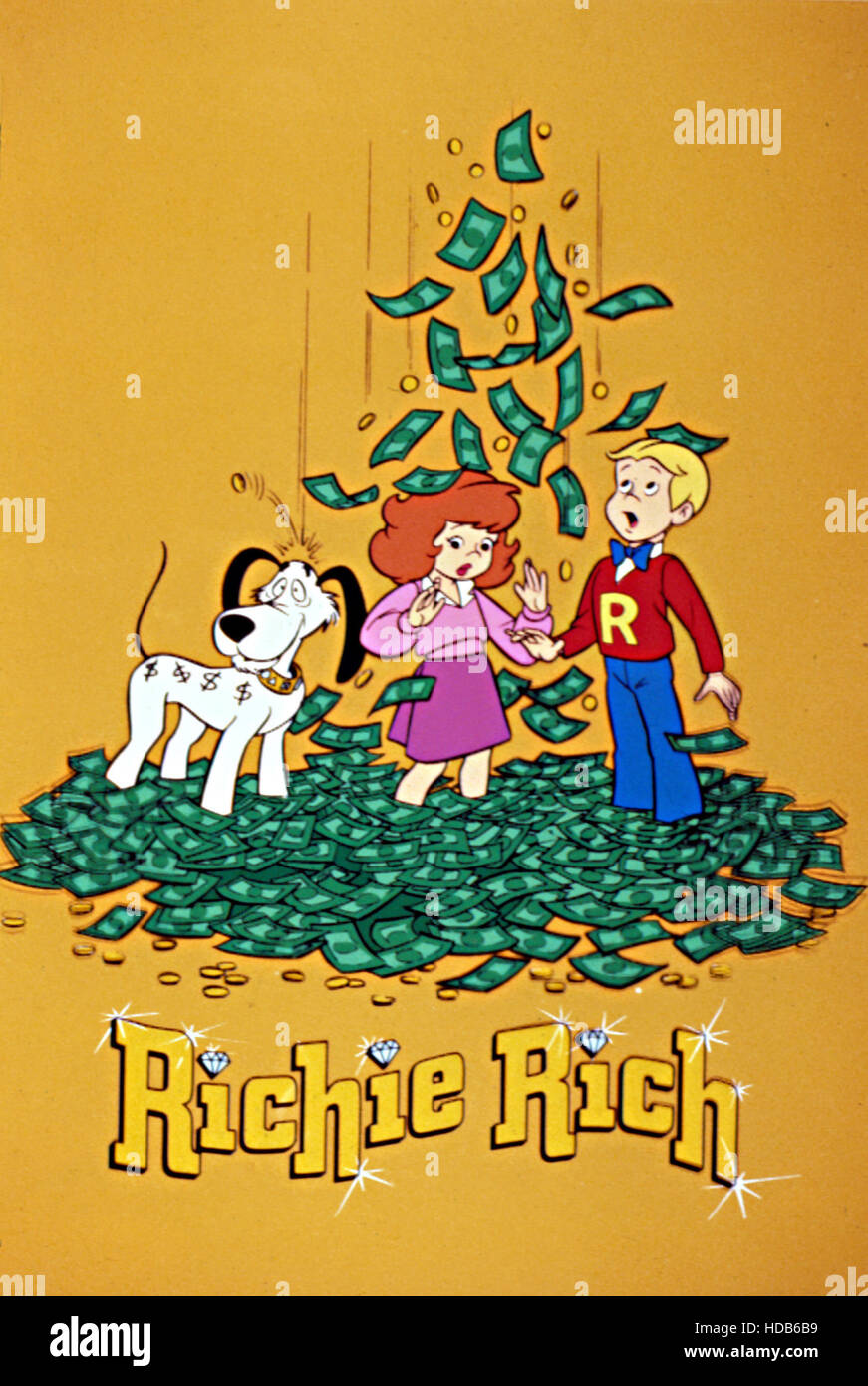 RICHIE RICH, 1980-82, animated TV series. Stock Photo