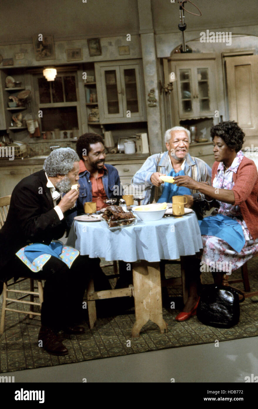 SANFORD AND SON, Whitman Mayo, Demond Wilson, Redd Foxx, LaWanda Page