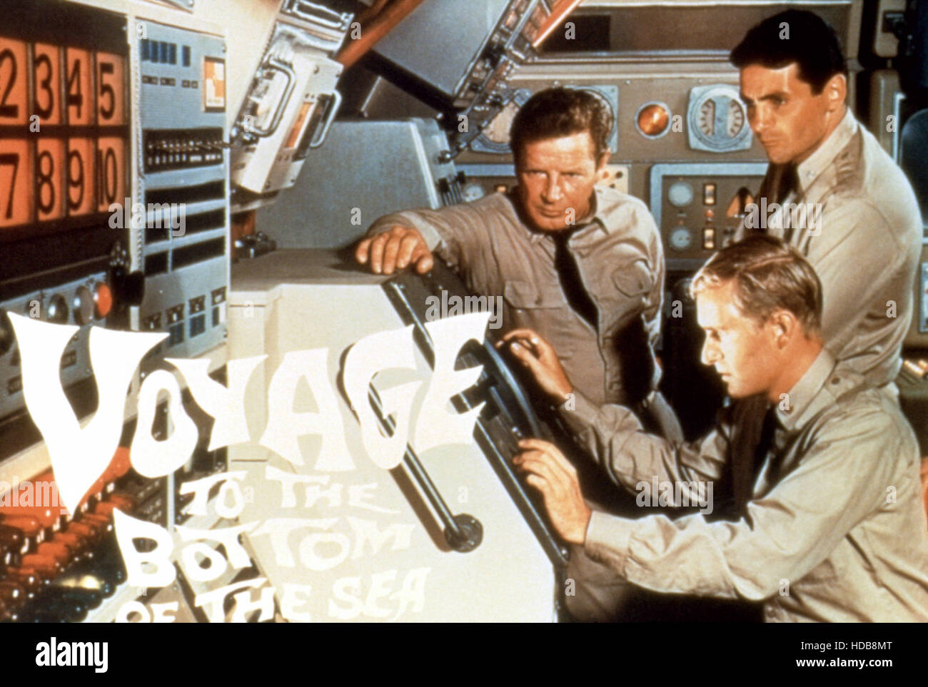 VOYAGE TO THE BOTTOM OF THE SEA, (standing): Richard Basehart, David ...