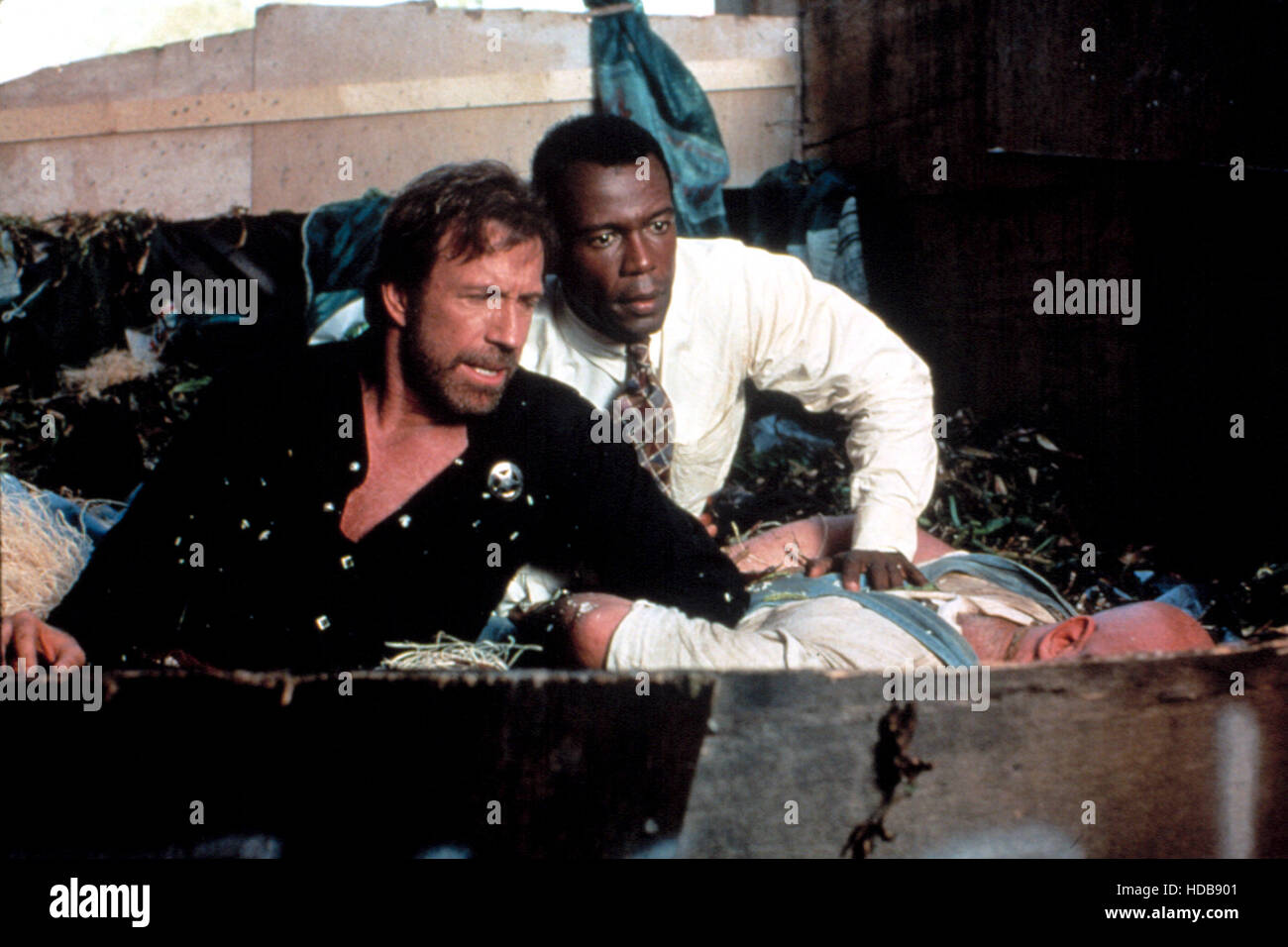 WALKER, TEXAS RANGER, Chuck Norris, Clarence Gilyard, 19932001 Stock