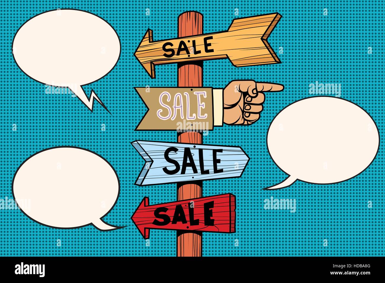 Pointers arrow sale signs navigation Stock Vector