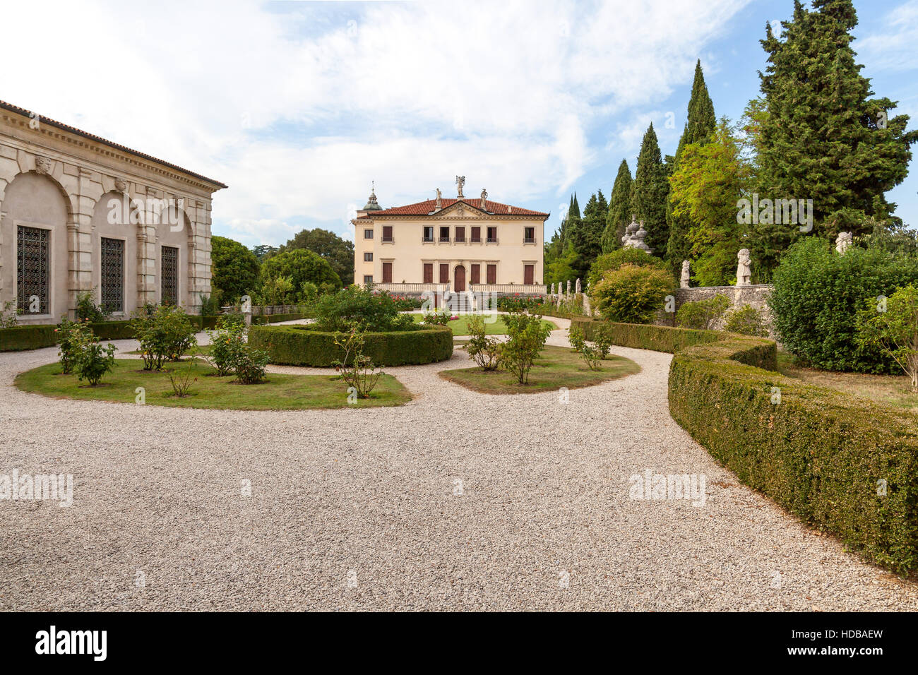 Villa Valmarana ai Nani, Vicenza, Veneto, Italy. Stock Photo