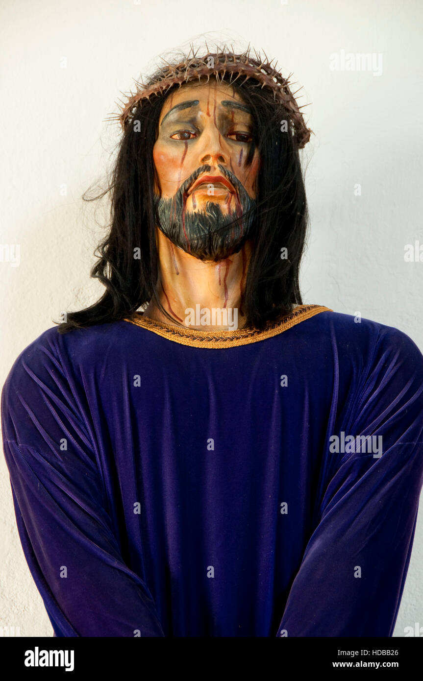 Jesus The Crowning with Thorns statue, Mission Espiritu Santo, Goliad