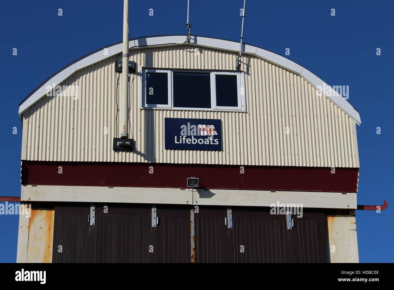 RNLI Lifeboat station saint st justinians st davids Pembrokeshire The Royal Lifeboat Institution Stock Photo