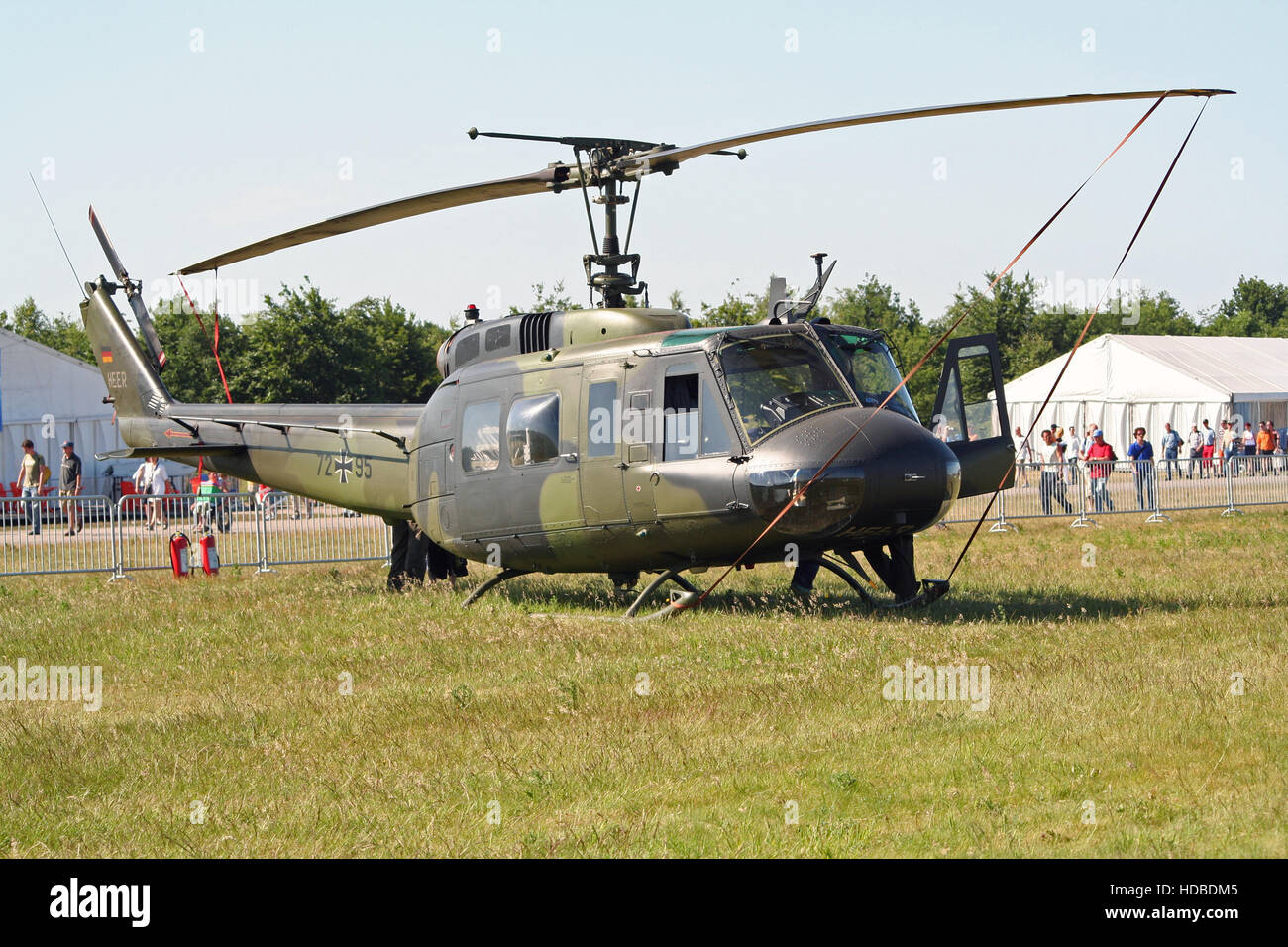 German Army Bell/Dornier UH-1D Iroquois helicopter Stock Photo