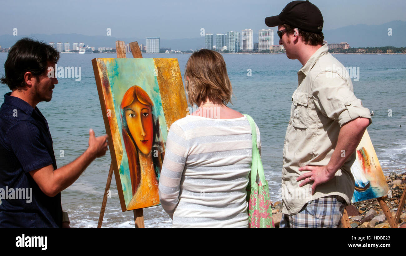 Art exhibition paintings easels hi-res stock photography and images - Alamy