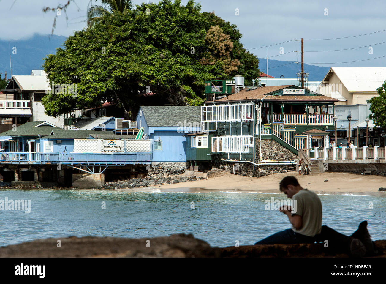 Lahaina Waterfront View Maui Hawaii Usa Stock Photo Alamy Lahaina Waterfront View Maui Hawaii Usa Stock Photo Alamy