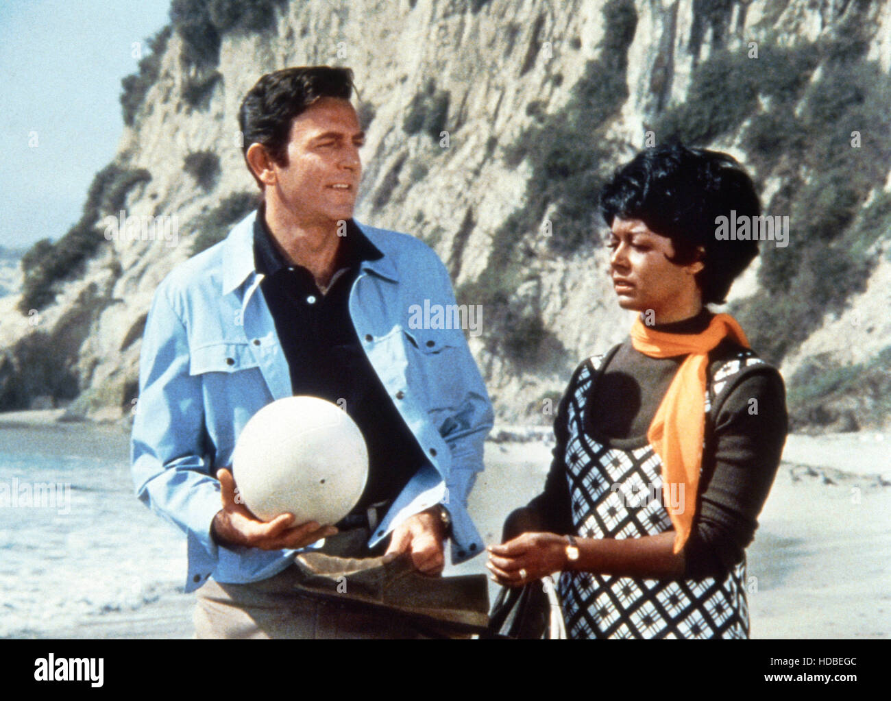MANNIX, (from left) Mike Connors, Gail Fisher, 'The Sound of Darkness