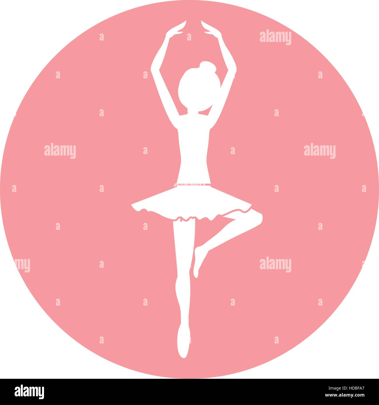 Isolated girl practice ballet design Stock Vector Image & Art - Alamy