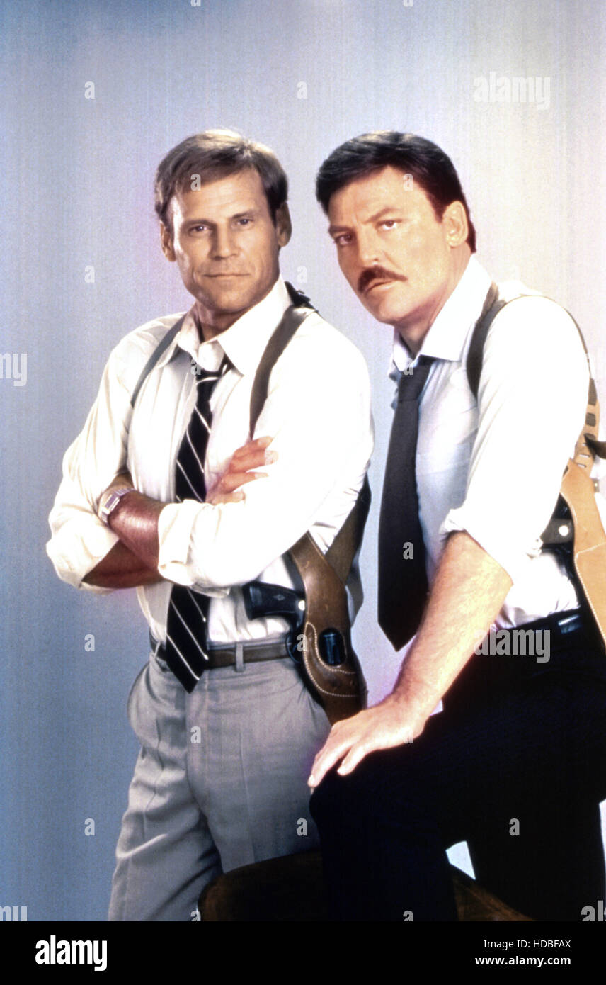 Mitt Disciplinære Løve THE NEW MIKE HAMMER, (from left): Don Stroud, Stacy Keach, 1984-89. ©  Columbia Pictures Television / Courtesy: Everett Stock Photo - Alamy