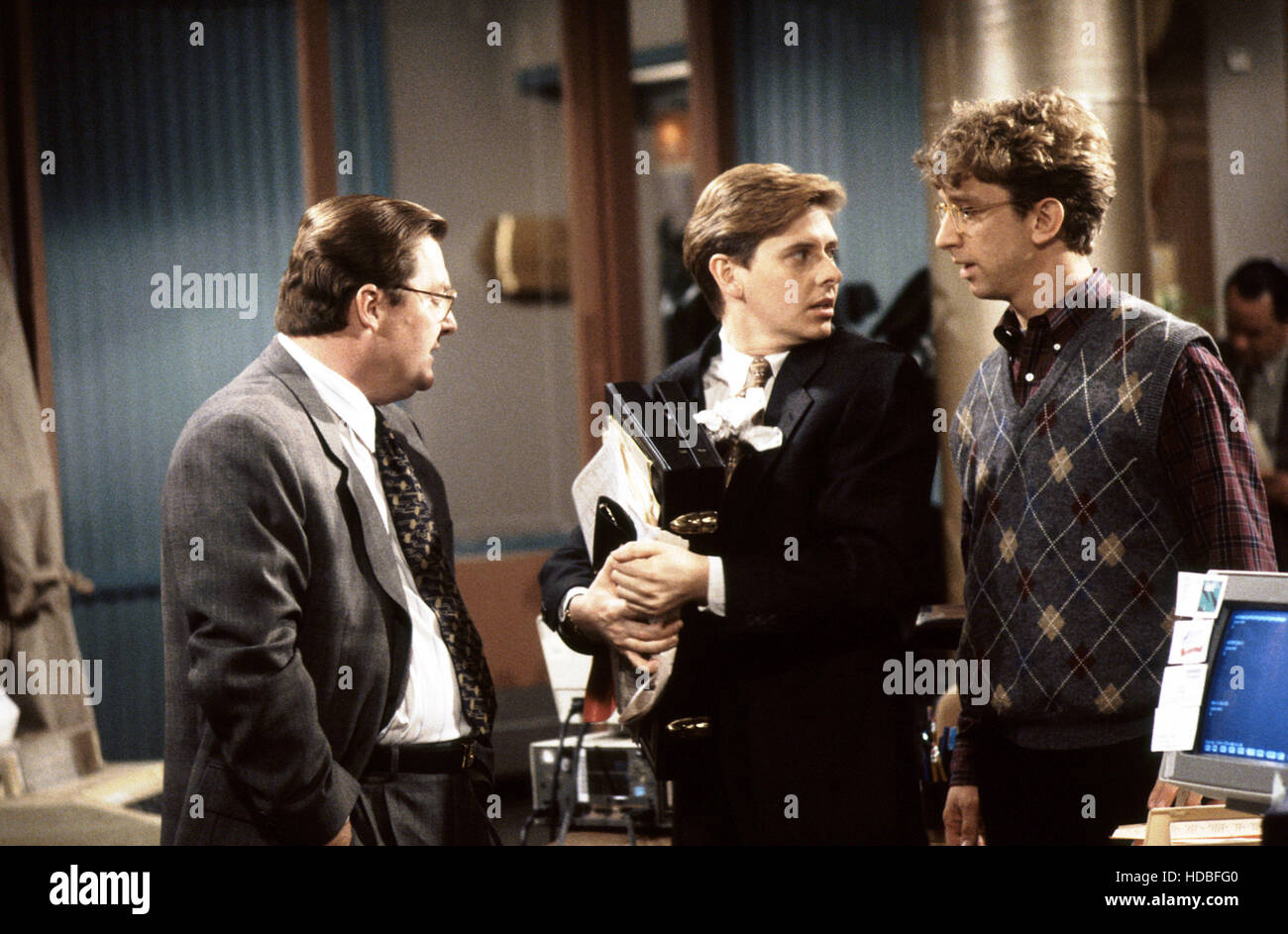 NEWSRADIO, (from left): Stephen Root, Dave Foley, Andy Dick, (Season 1