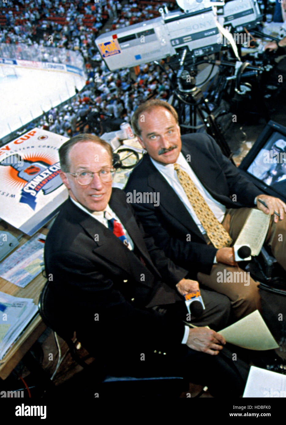 NHL ON FOX, Stanley Cup Finals, with sports commentators, Mike Emrick