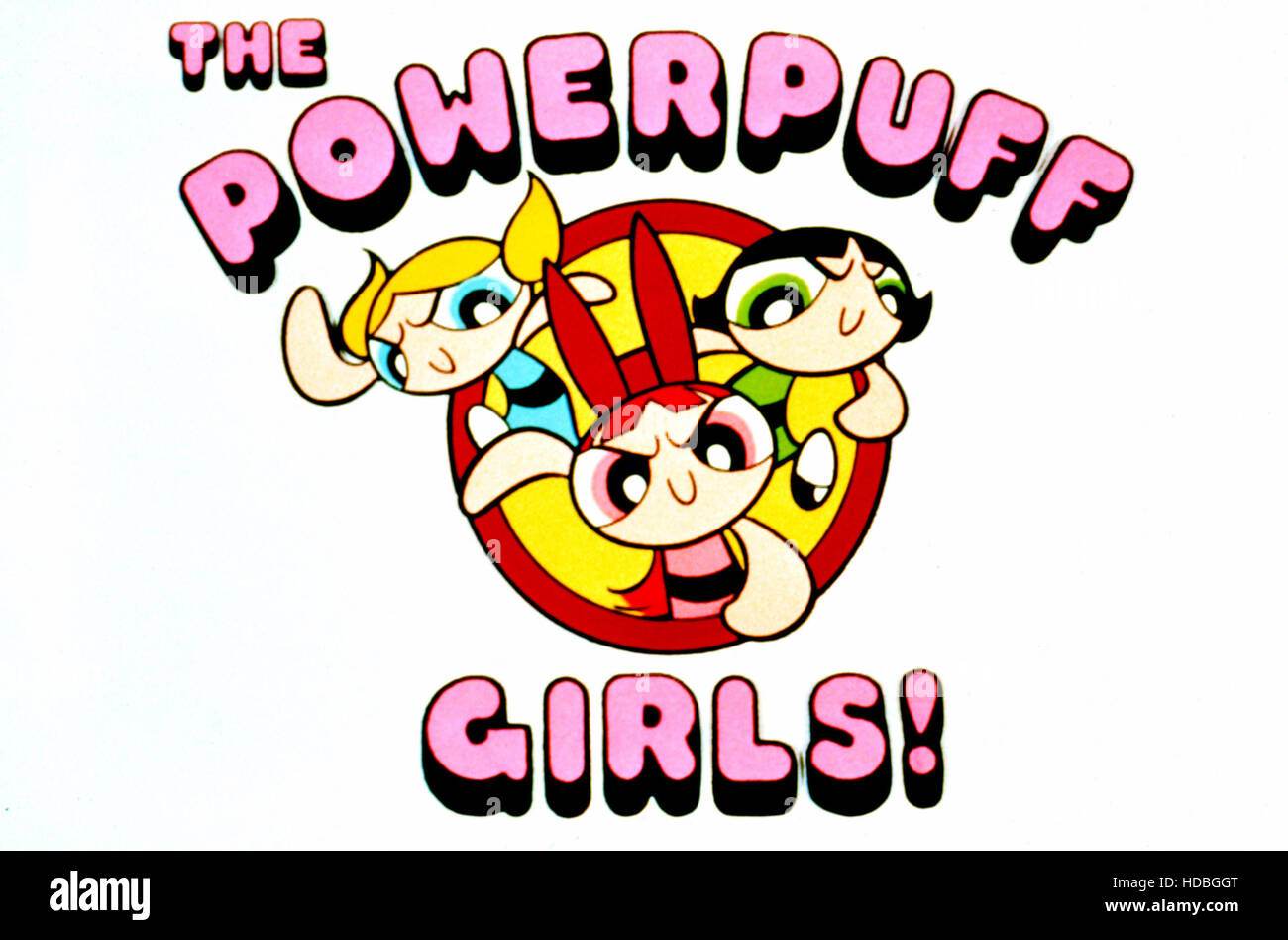 POWERPUFF GIRLS, Bubbles, Blossom, Buttercup, 1998present Stock Photo