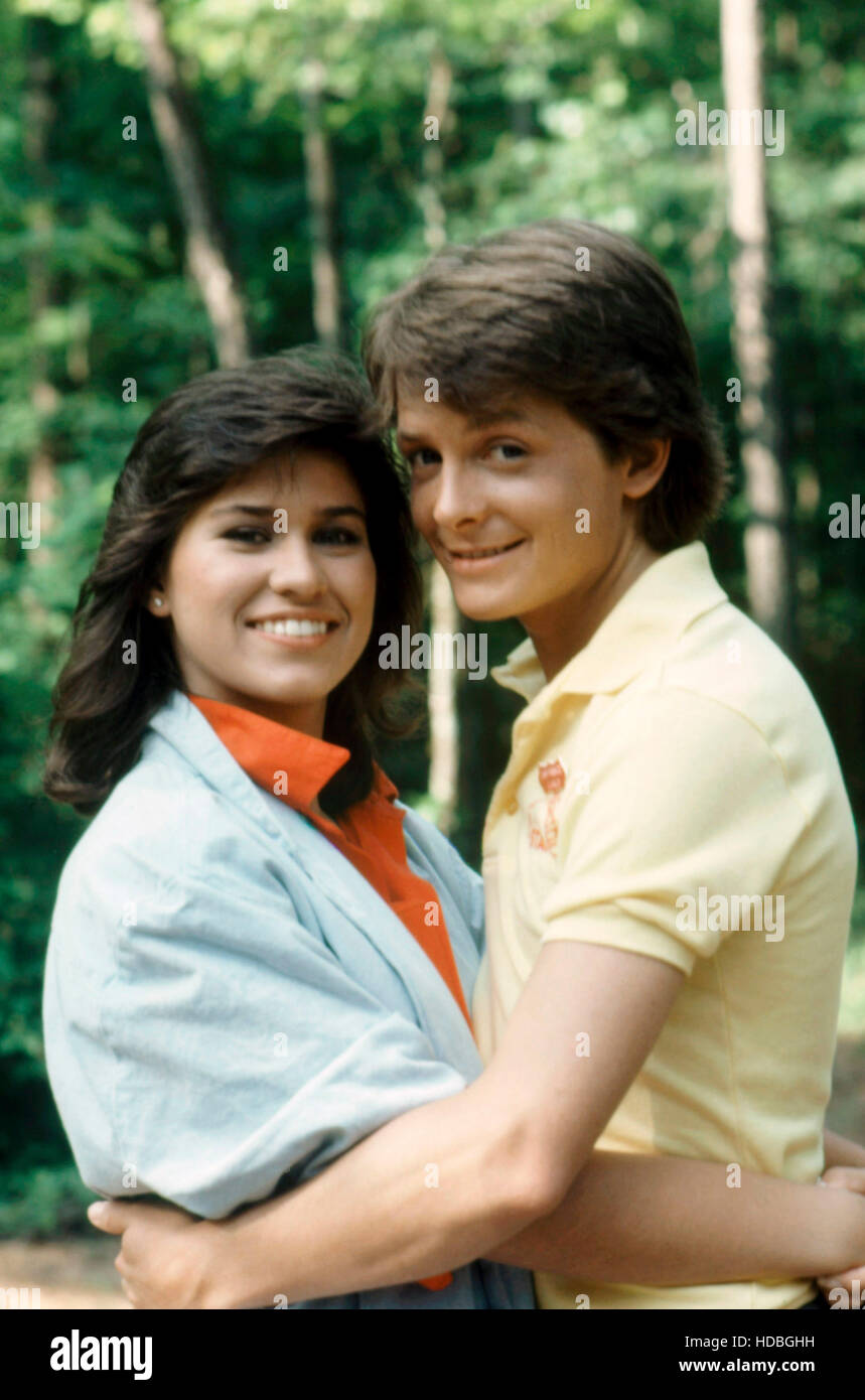 POISON IVY, (from left): Nancy McKeon, Michael J. Fox, 1985. © NBC POISON IVY, (from left): Nancy McKeon, Michael J. Fox, 1985. © NBC