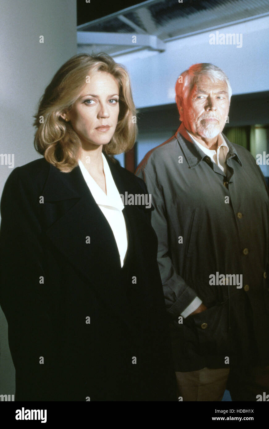 PROFILER, (from left) Ally Walker, James Coburn, 'Shadow of Angels