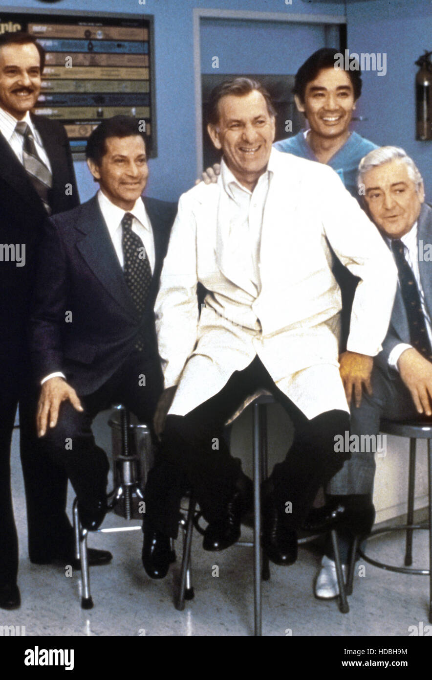 QUINCY M.E., (from left) John S. Ragin, Joseph Roman, Jack Klugman