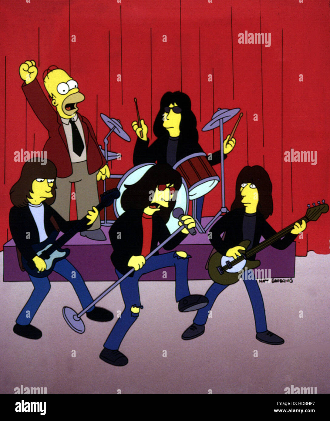 SIMPSONS, THE, Homer Simpson, The Ramones, 1989-. TM and Copyright ...