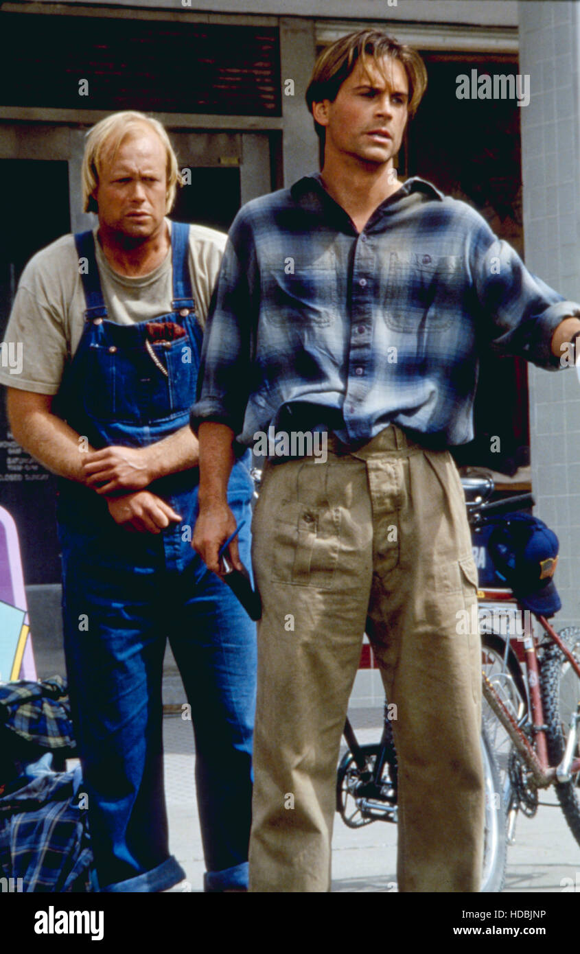 THE STAND, from left: Bill Fagerbakke, Rob Lowe, 1994 © ABC ...