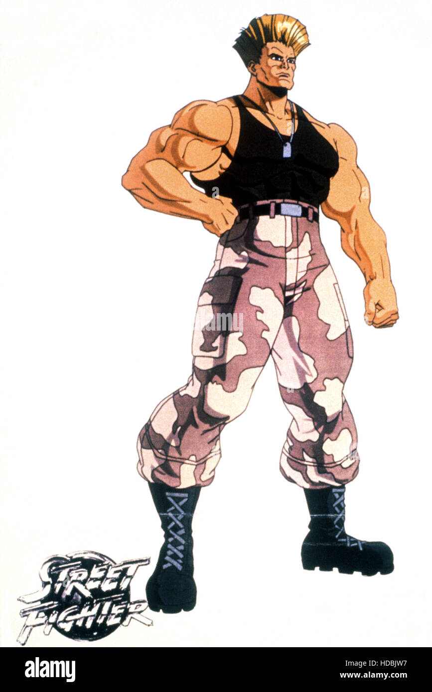 STREET FIGHTER (aka STREET FIGHTER: THE ANIMATED SERIES), Guile, 1995-97. ©  USA Network / Courtesy: Everett Collection Stock Photo - Alamy