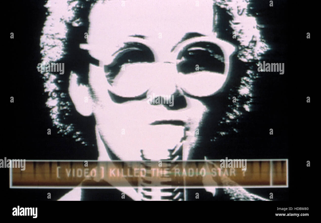 VIDEO KILLED THE RADIO STAR, Trevor Horn of The Buggles in a scene from first video to be shown on MTV (08-01-1981). VH1 Stock Photo