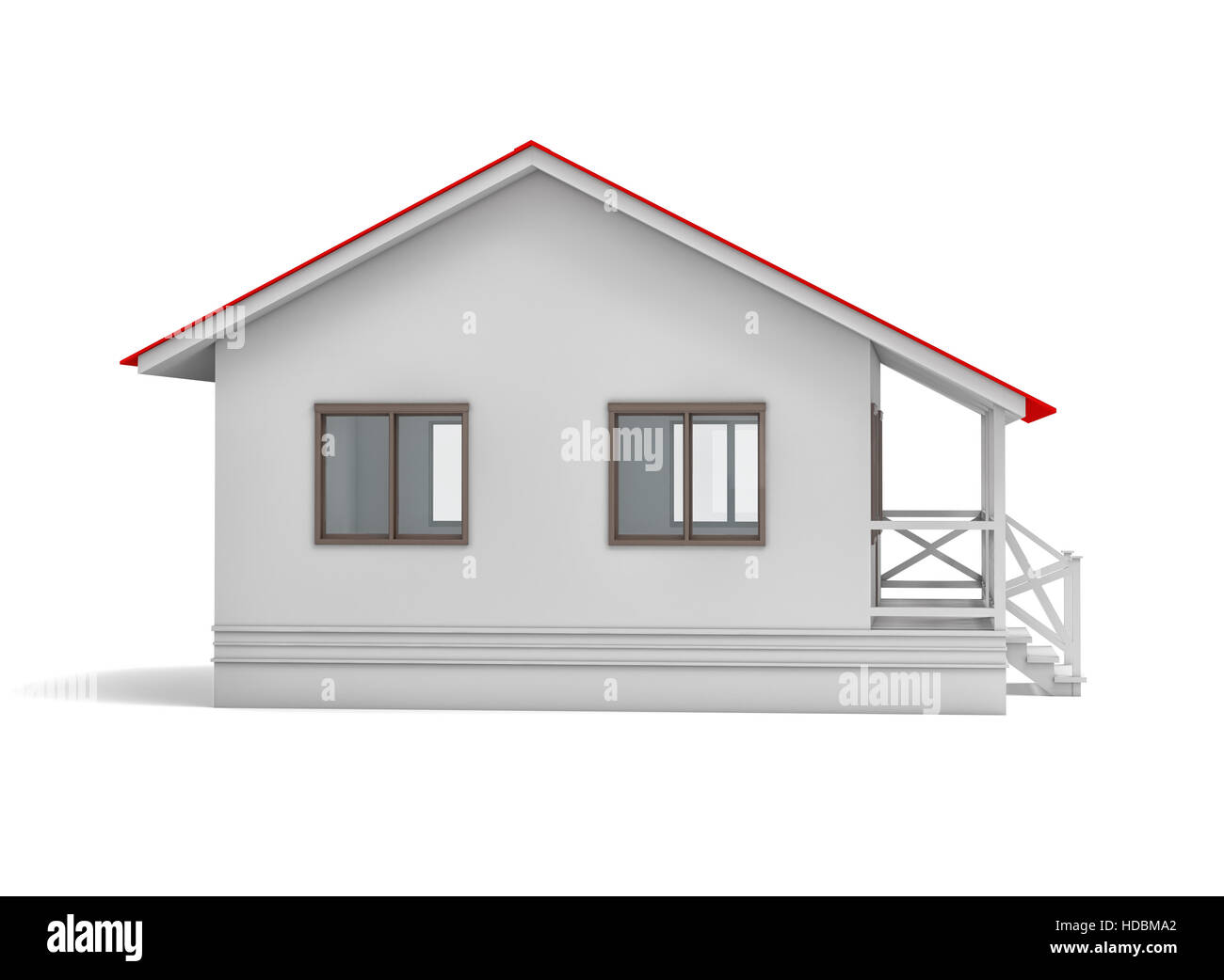 Residential house. Side view Stock Photo - Alamy