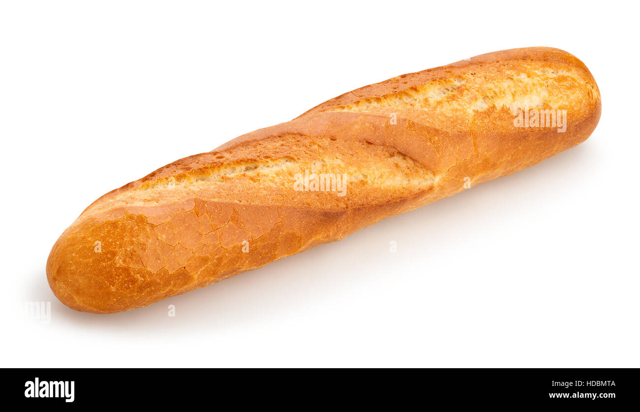 baguette isolated Stock Photo