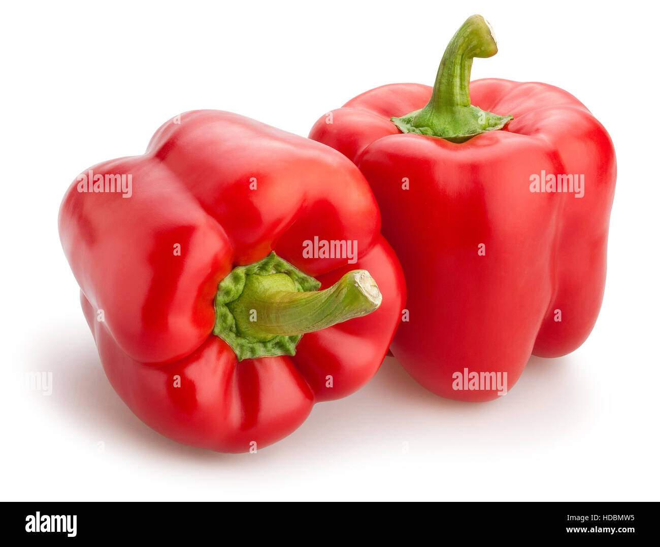 bell pepper isolated Stock Photo